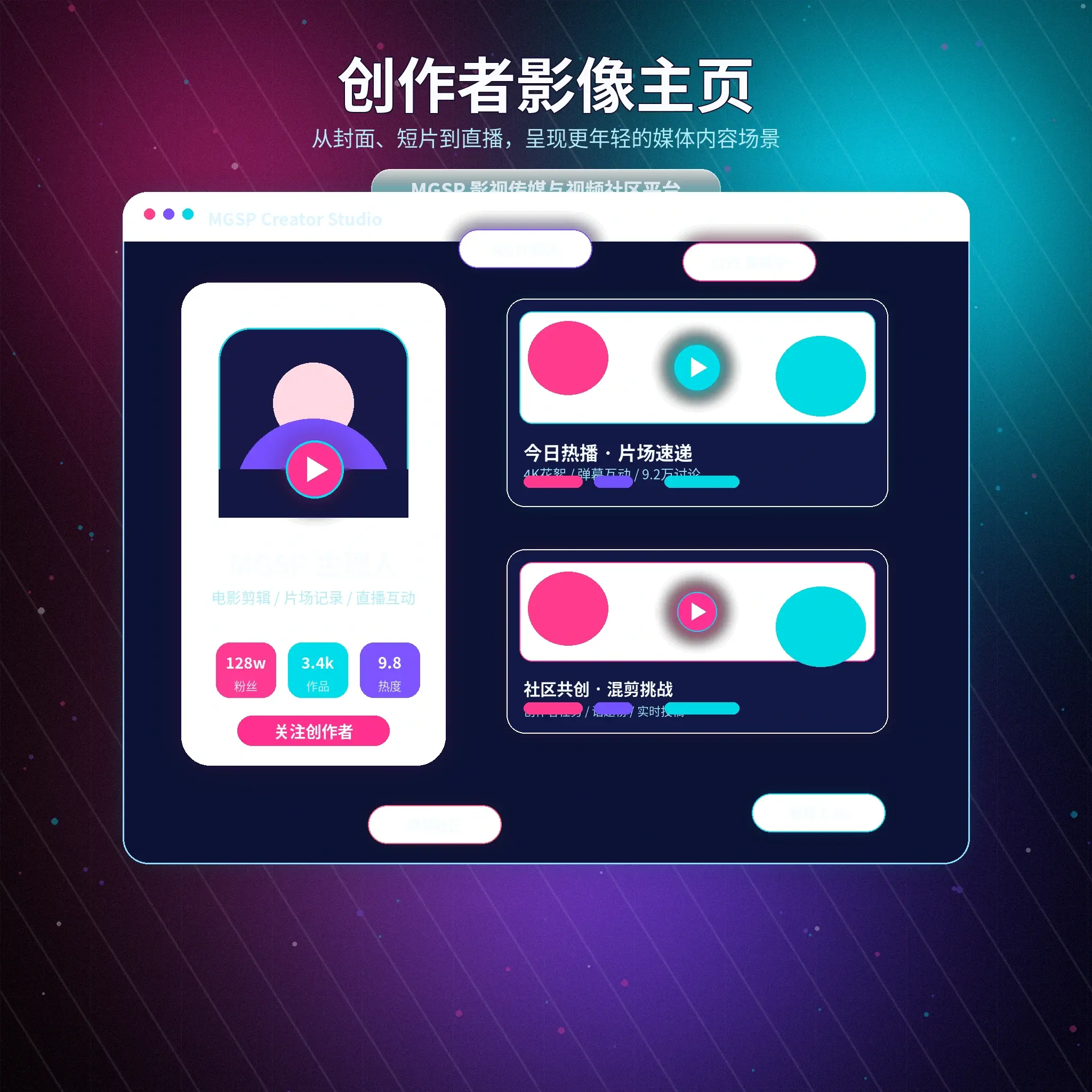 蘑菇视频用户浏览影视内容与参与社区互动